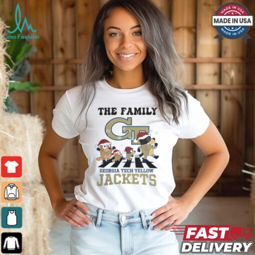 Georgia Tech Yellow Jackets X Family Bluey Merry Christmas 2024 Shirt