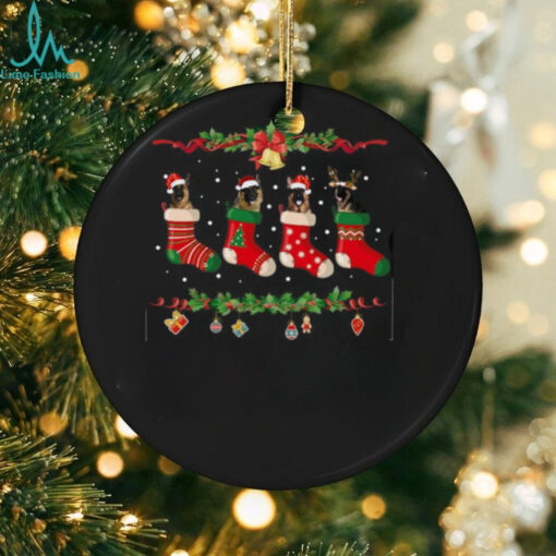 German Shepherd Christmas Shirt Stocking Dog Xmas German Shepherd T Shirt