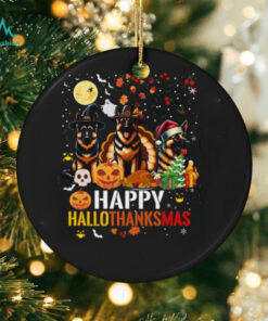 German Shepherd Dog Happy Halloween Thanksgiving Christmas German Shepherd T Shirt