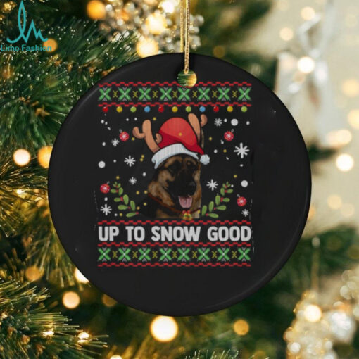 German Shepherd Dog Reindeer Ugly Christmas German Shepherd T Shirt