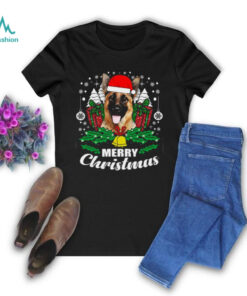 German Shepherd Merry Christmas Dog Lover Gift German Shepherd T Shirt