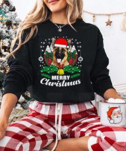 German Shepherd Merry Christmas Dog Lover Gift German Shepherd T Shirt