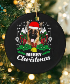 German Shepherd Merry Christmas Dog Lover Gift German Shepherd T Shirt