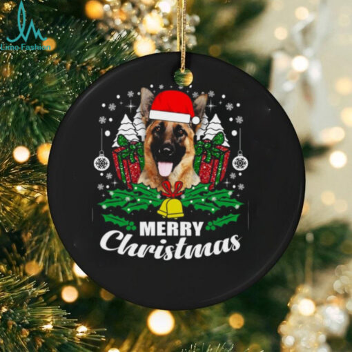 German Shepherd Merry Christmas Dog Lover Gift German Shepherd T Shirt