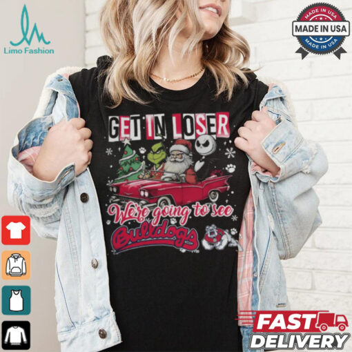 Get In Loser We_re Going To See Fresno State Bulldogs Grinch Shirt