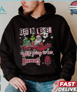 Get In Loser We’re Going To See Arkansas Razorbacks Grinch Shirt