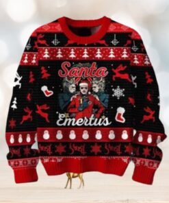 Ghost Merry Christmas Santa Emertus Chirstmas Gifts 2024 Xmas For Family And Friends Ugly Sweater