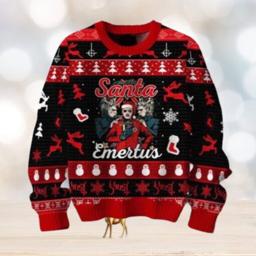 Ghost Merry Christmas Santa Emertus Chirstmas Gifts 2024 Xmas For Family And Friends Ugly Sweater