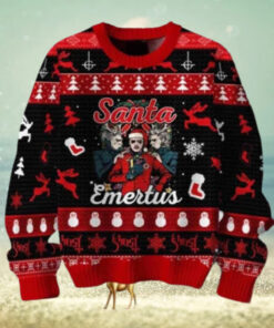 Ghost Merry Christmas Santa Emertus Chirstmas Gifts 2024 Xmas For Family And Friends Ugly Sweater