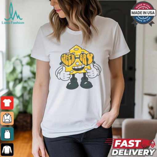 Green Bay Cheesehead Mascot Shirt