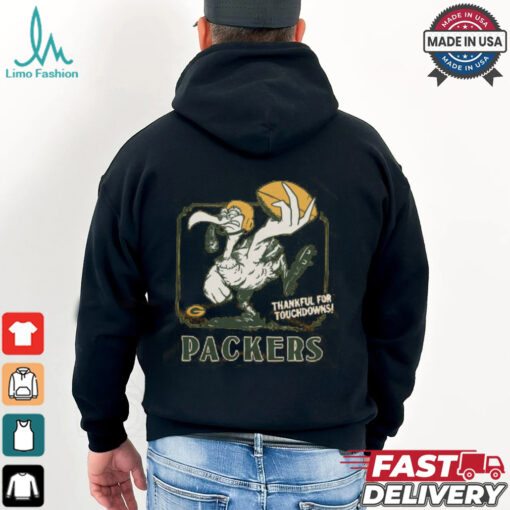 Green Bay Packers Thankful For Touchdowns Shirt