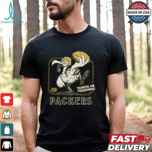 Green Bay Packers Thankful For Touchdowns Shirt