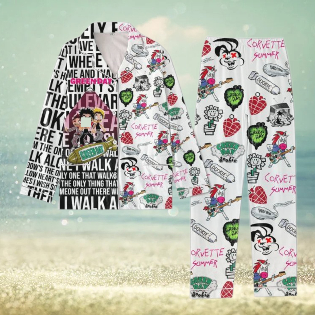 Green Day Corvette Summer Pajamas Set Green Day Corvette Summer Pajamas Set