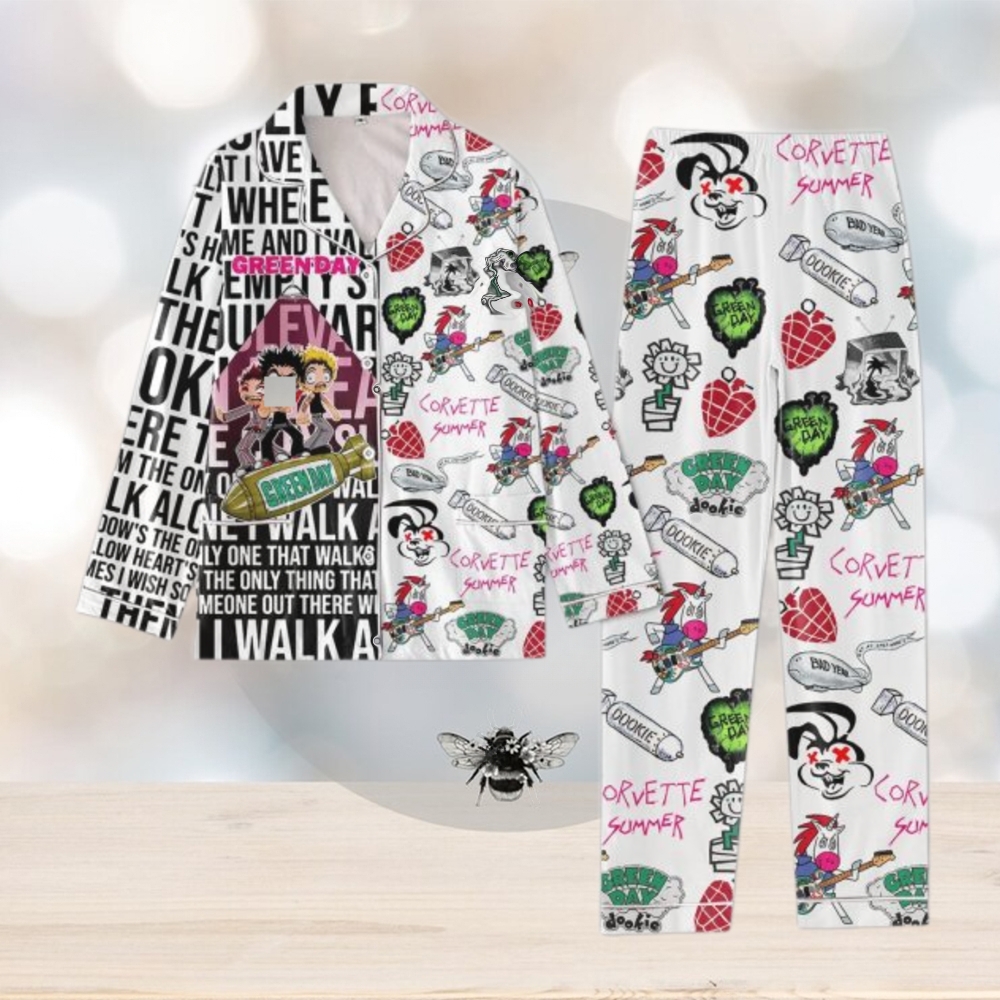 Green Day Corvette Summer Pajamas Set Green Day Corvette Summer Pajamas Set