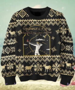 Greta Van Fleet Vengeance Is A Bow Chirstmas Gifts 2024 Xmas For Family And Friends Ugly Sweater