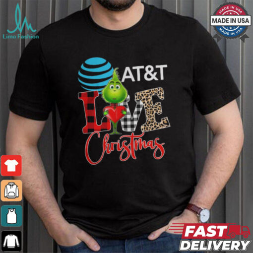 Grinch AT&T Mexico Logo Love Christmas Shirt