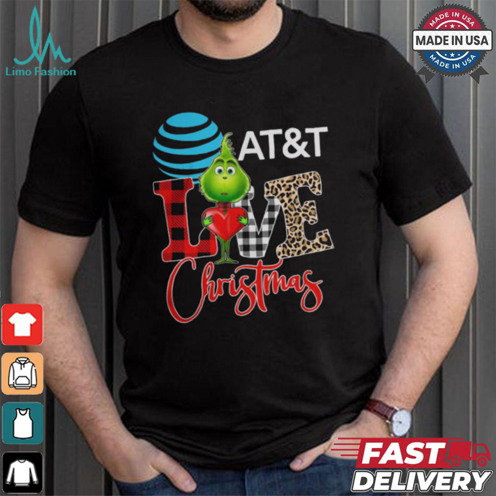 Grinch AT&T Mexico Logo Love Christmas Shirt Grinch AT&T Mexico Logo Love Christmas Shirt