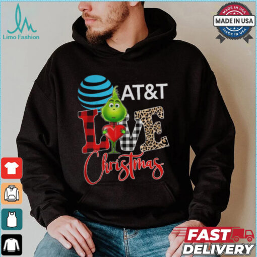 Grinch AT&T Mexico Logo Love Christmas Shirt