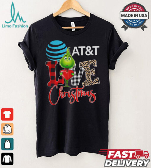 Grinch AT&T Mexico Logo Love Christmas Shirt