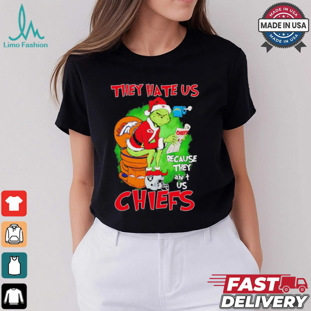 Grinch Chiefs toilet Broncos they hate us because they ain’t us Christmas shirt Grinch Chiefs toilet Broncos they hate us because they ain’t us Christmas shirt