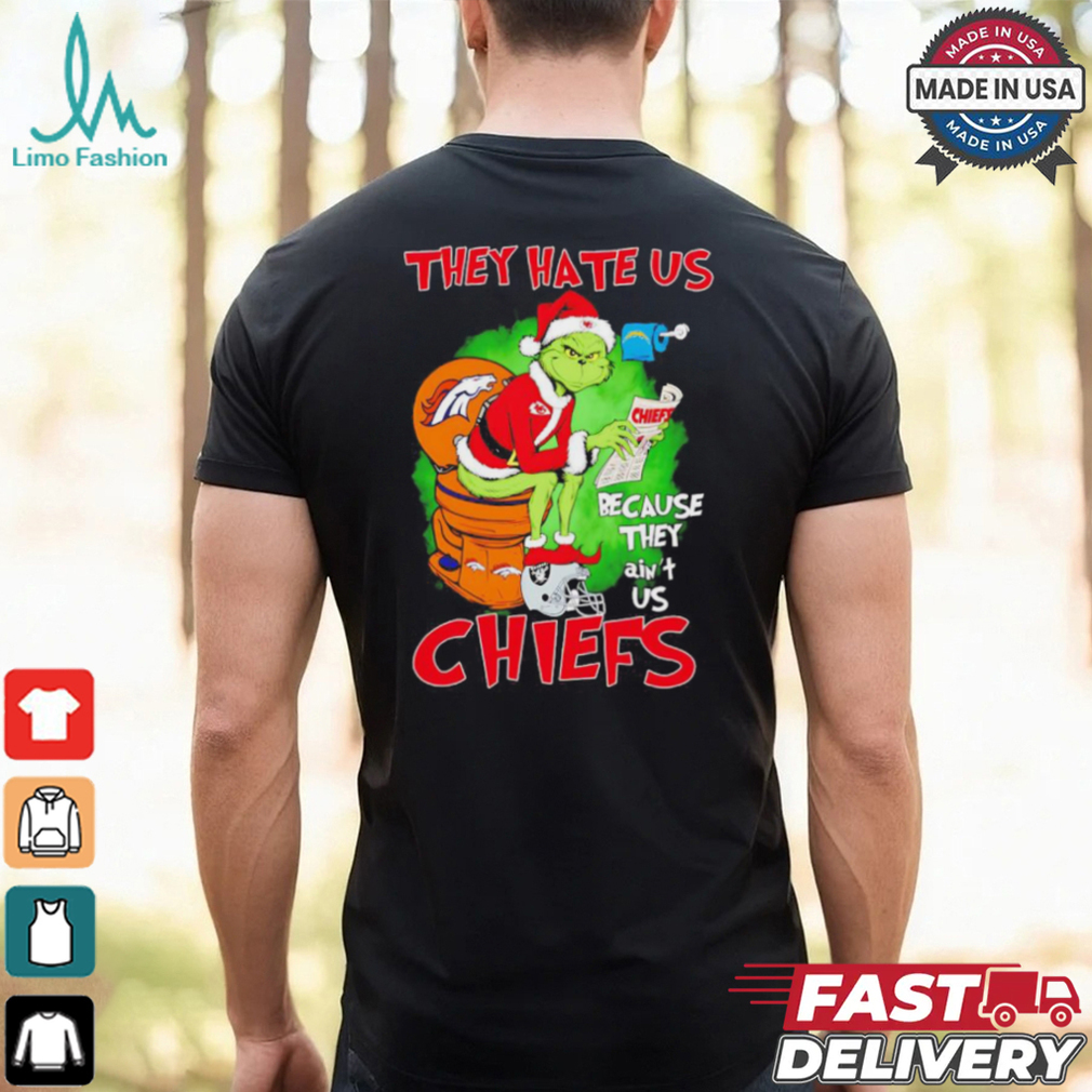 Grinch Chiefs toilet Broncos they hate us because they ain’t us Christmas shirt Grinch Chiefs toilet Broncos they hate us because they ain’t us Christmas shirt