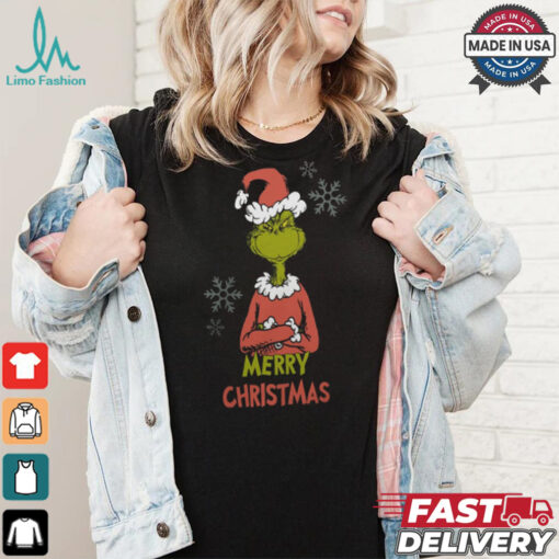 Grinch Christmas Shop The Grinch Green Merry Christmas Graphic T Shirt