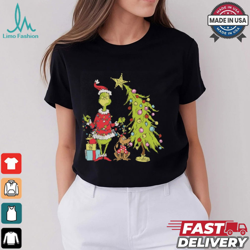 Grinch Christmas Tree Sweatshirt Grinch Christmas Tree Sweatshirt