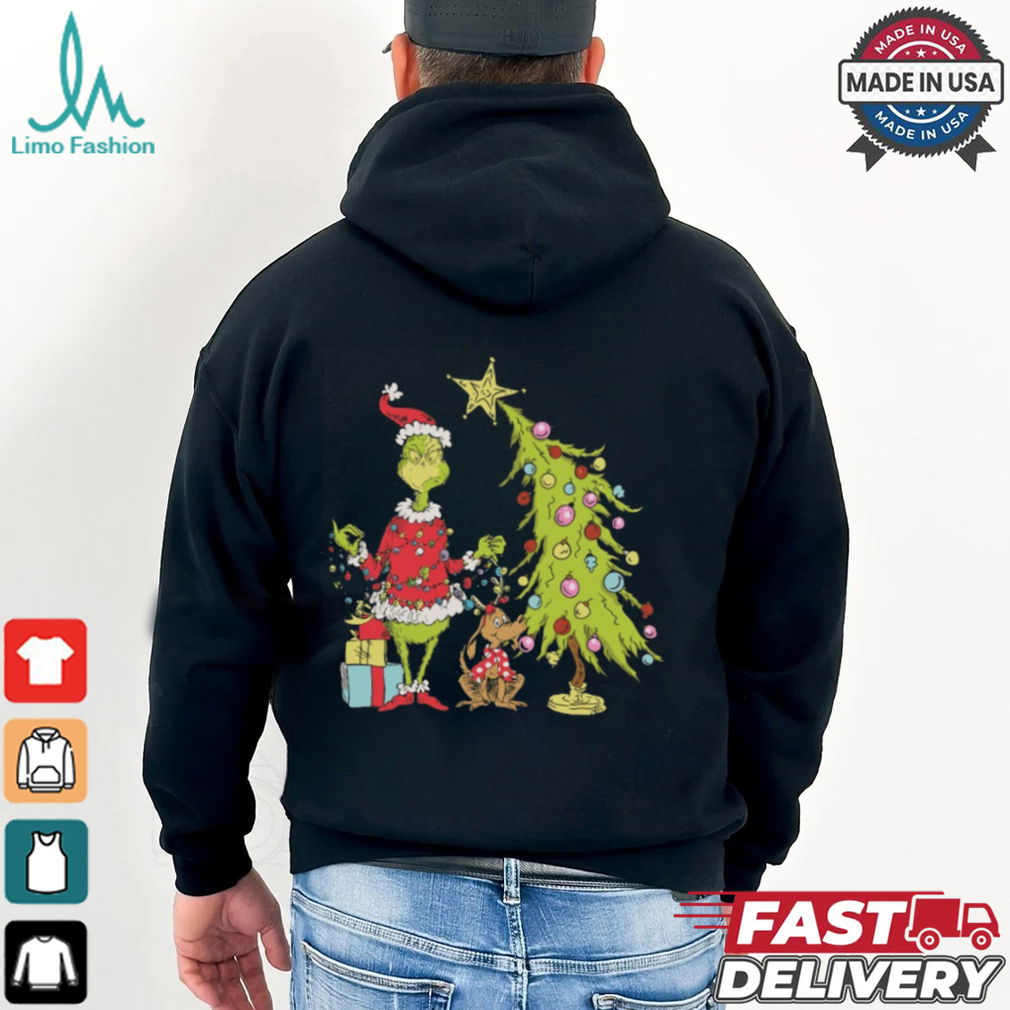 Grinch Christmas Tree Sweatshirt Grinch Christmas Tree Sweatshirt