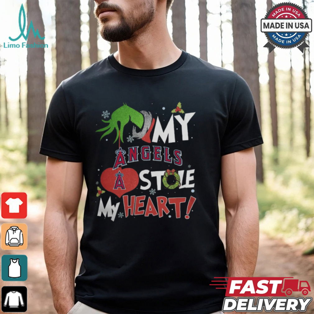 Grinch Hand My Los Angeles Angels Stole My Heart Christmas 2024 Shirt Grinch Hand My Los Angeles Angels Stole My Heart Christmas 2024 Shirt