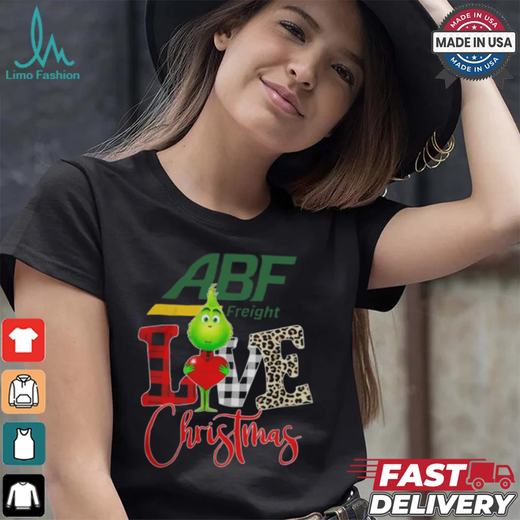 Grinch Love ABF Freight Christmas Shirt Grinch Love ABF Freight Christmas Shirt