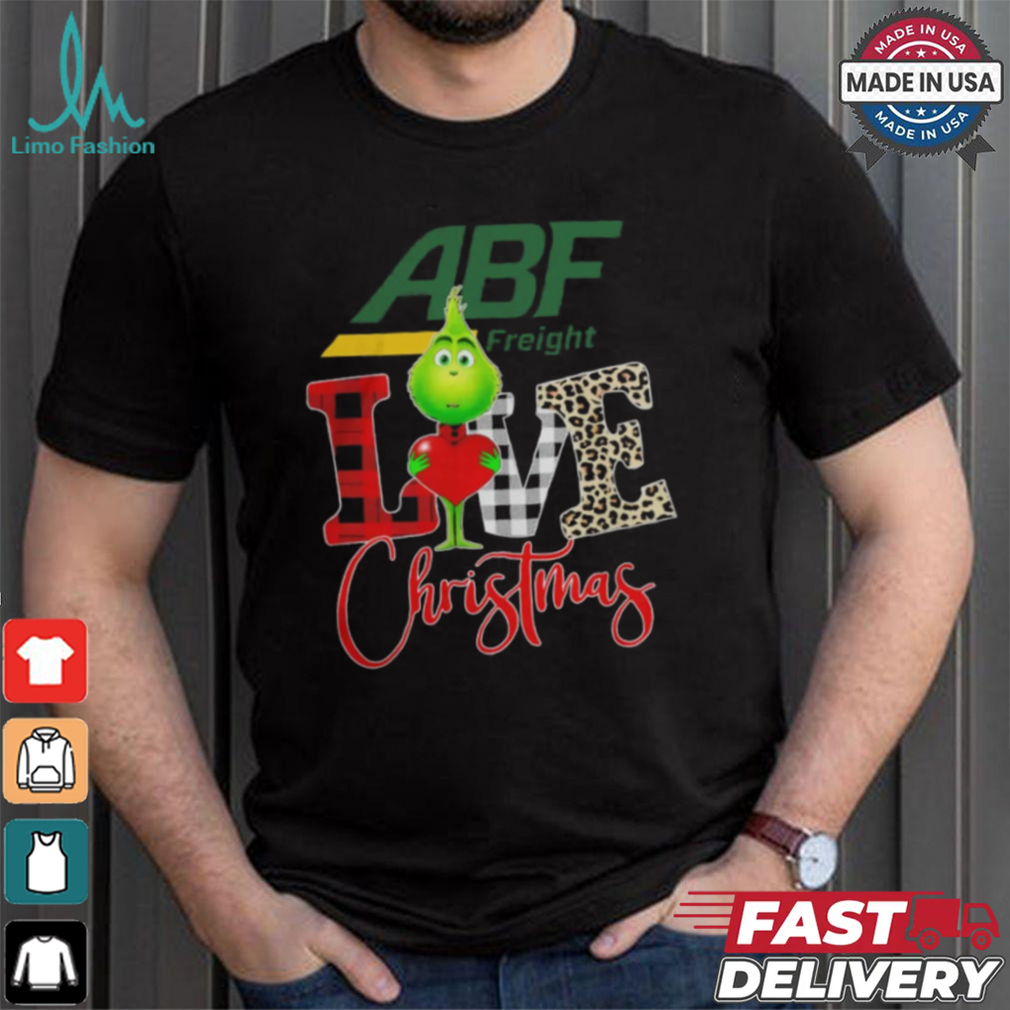 Grinch Love ABF Freight Christmas Shirt Grinch Love ABF Freight Christmas Shirt