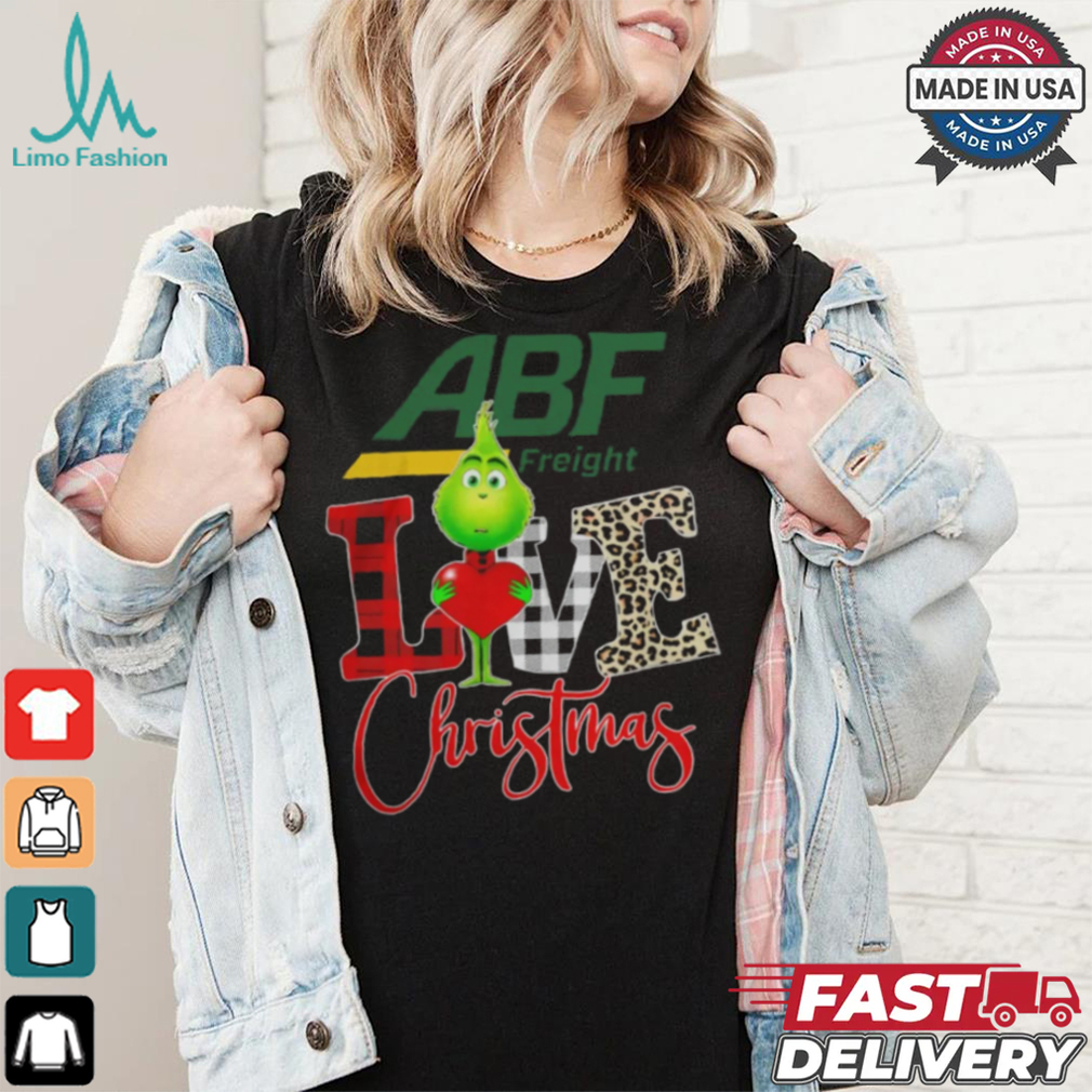 Grinch Love ABF Freight Christmas Shirt Grinch Love ABF Freight Christmas Shirt