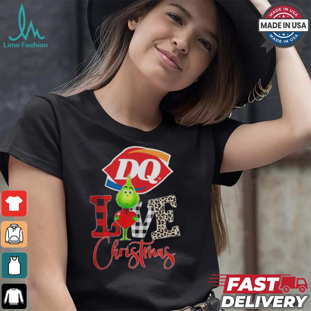 Grinch Love Dairy Queen Christmas Shirt Grinch Love Dairy Queen Christmas Shirt