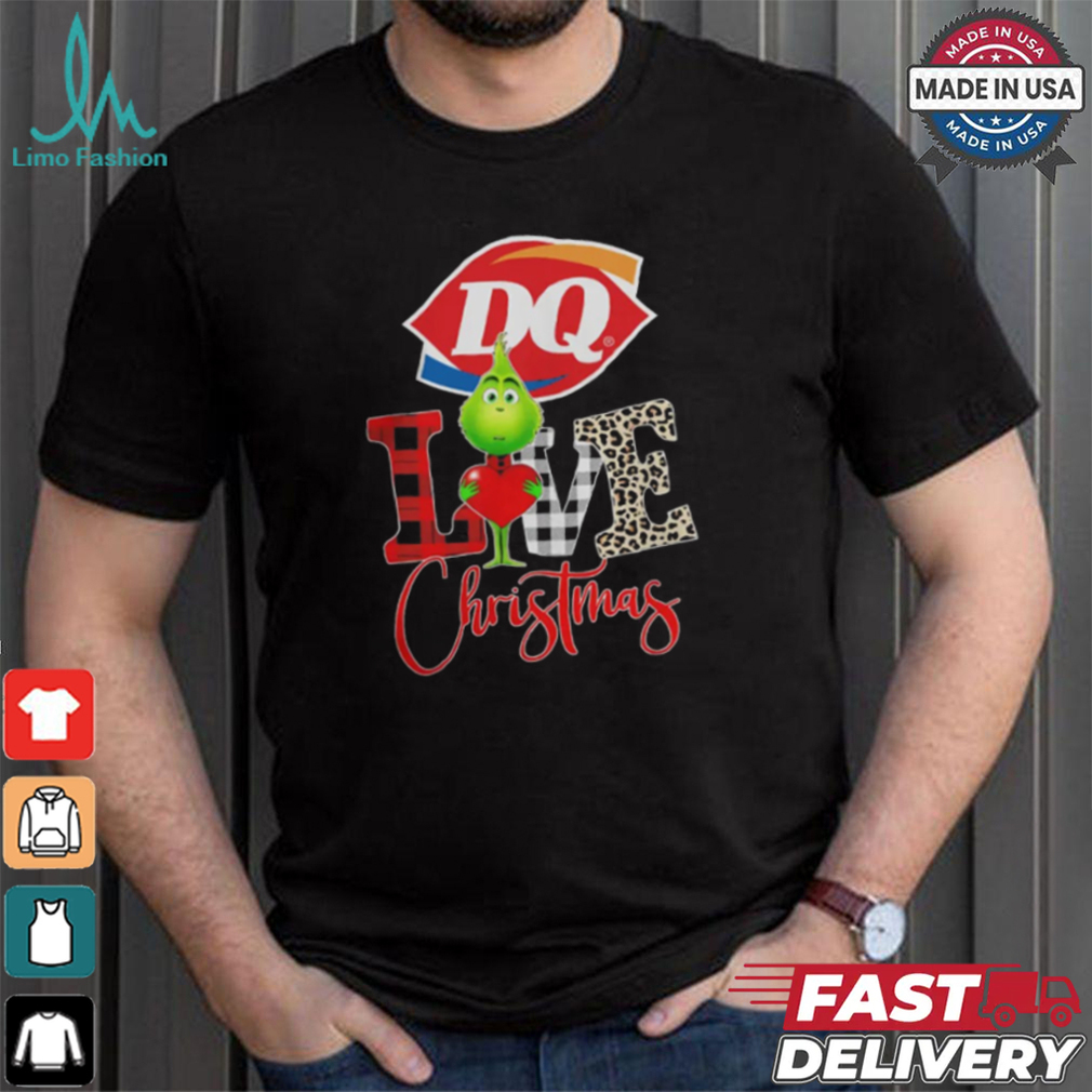 Grinch Love Dairy Queen Christmas Shirt Grinch Love Dairy Queen Christmas Shirt