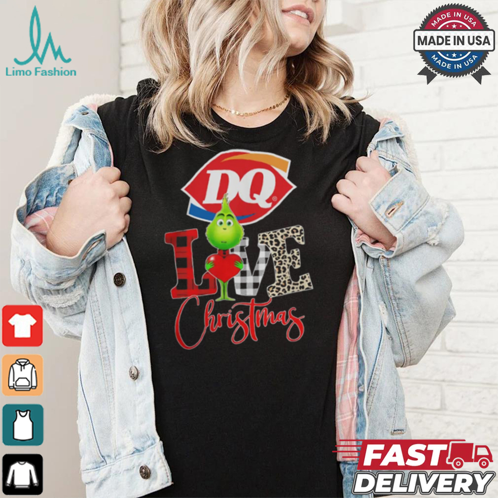 Grinch Love Dairy Queen Christmas Shirt Grinch Love Dairy Queen Christmas Shirt