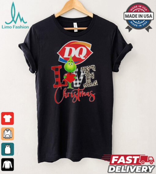 Grinch Love Dairy Queen Christmas Shirt