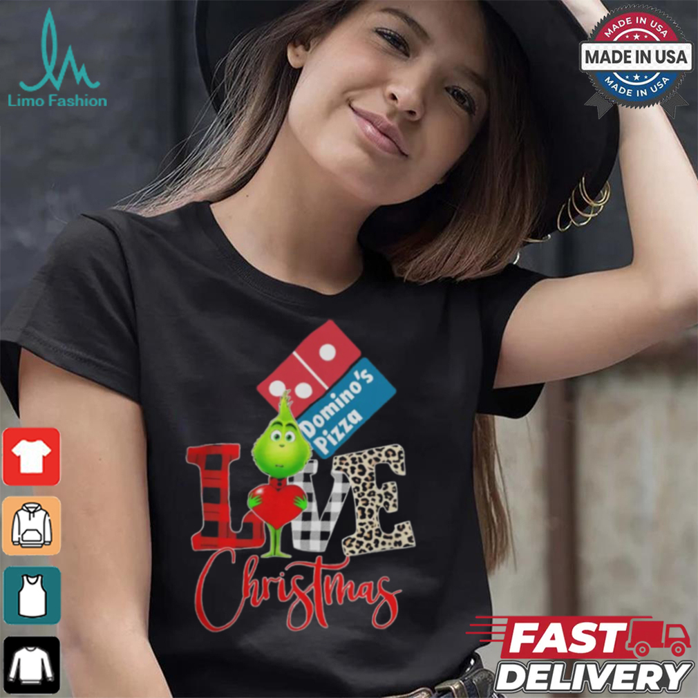 Grinch Love Domino’s Christmas Shirt Grinch Love Domino’s Christmas Shirt