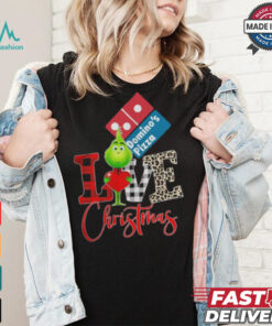 Grinch Love Domino’s Christmas Shirt