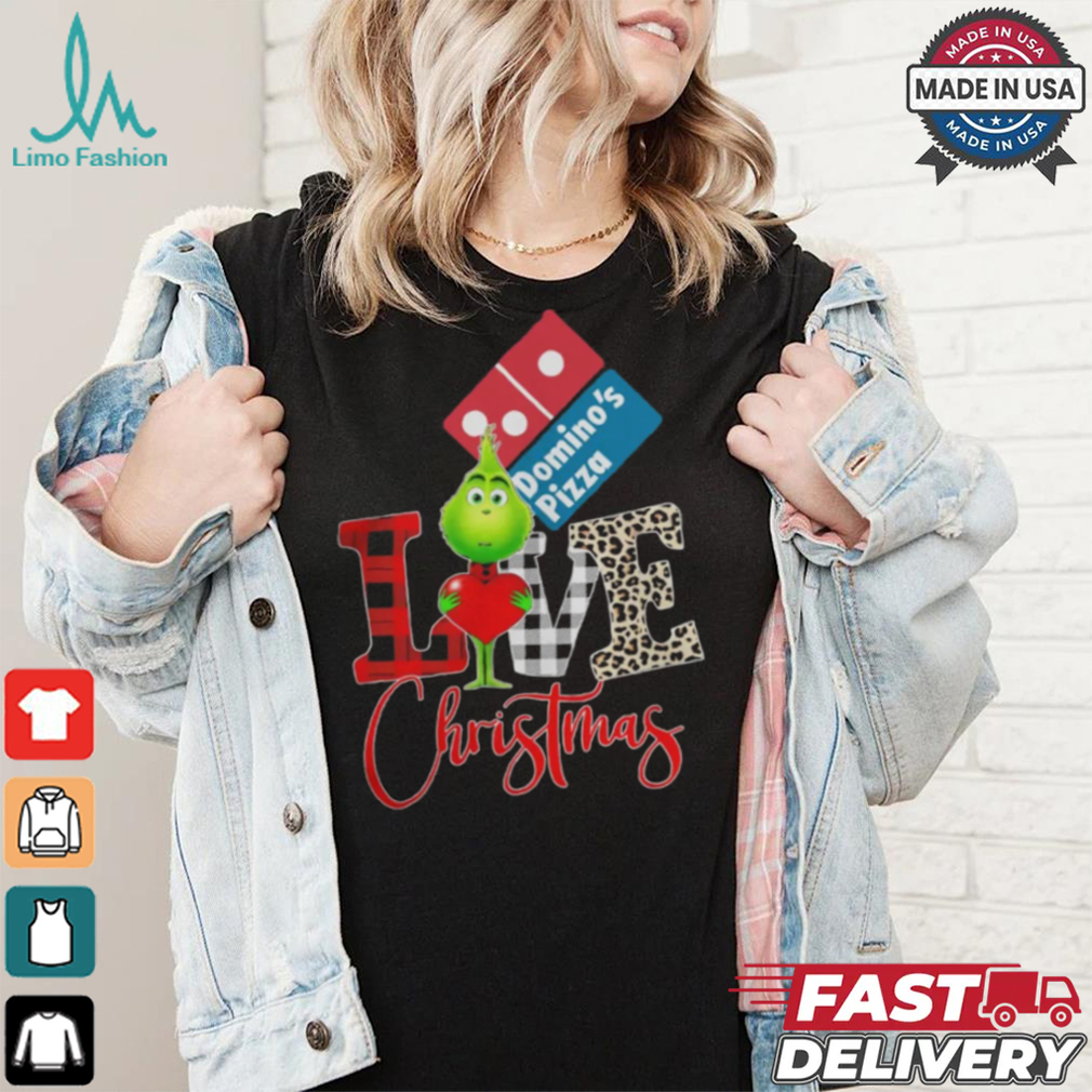 Grinch Love Domino’s Christmas Shirt Grinch Love Domino’s Christmas Shirt