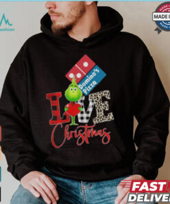 Grinch Love Domino’s Christmas Shirt