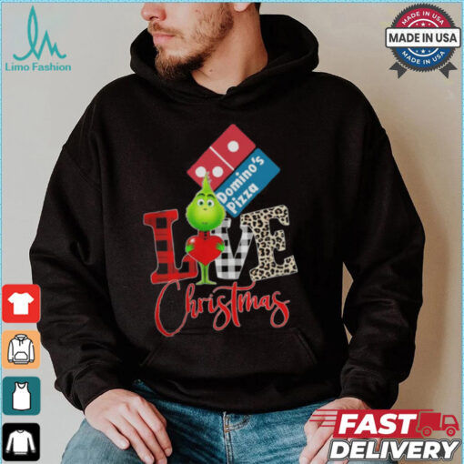 Grinch Love Domino’s Christmas Shirt