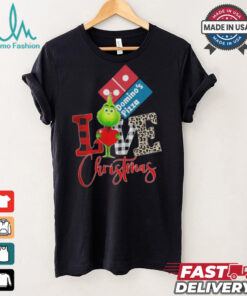 Grinch Love Domino’s Christmas Shirt