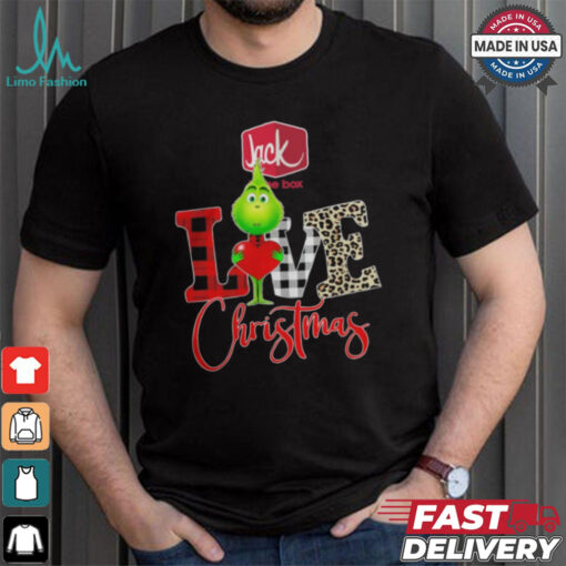 Grinch Love Jack in the Box Christmas Shirt