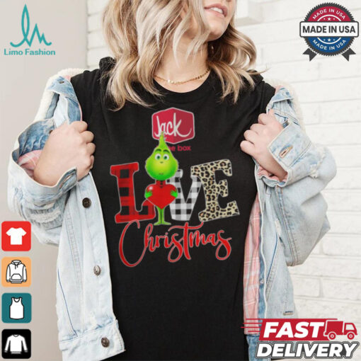 Grinch Love Jack in the Box Christmas Shirt