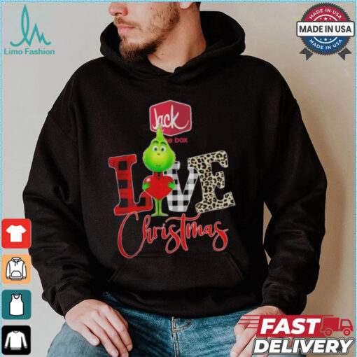 Grinch Love Jack in the Box Christmas Shirt