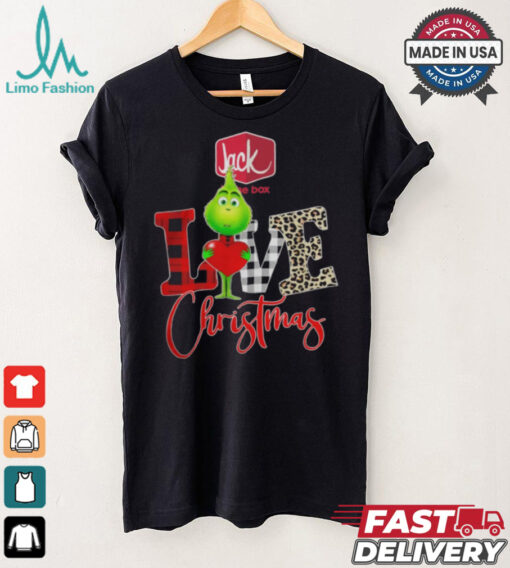 Grinch Love Jack in the Box Christmas Shirt