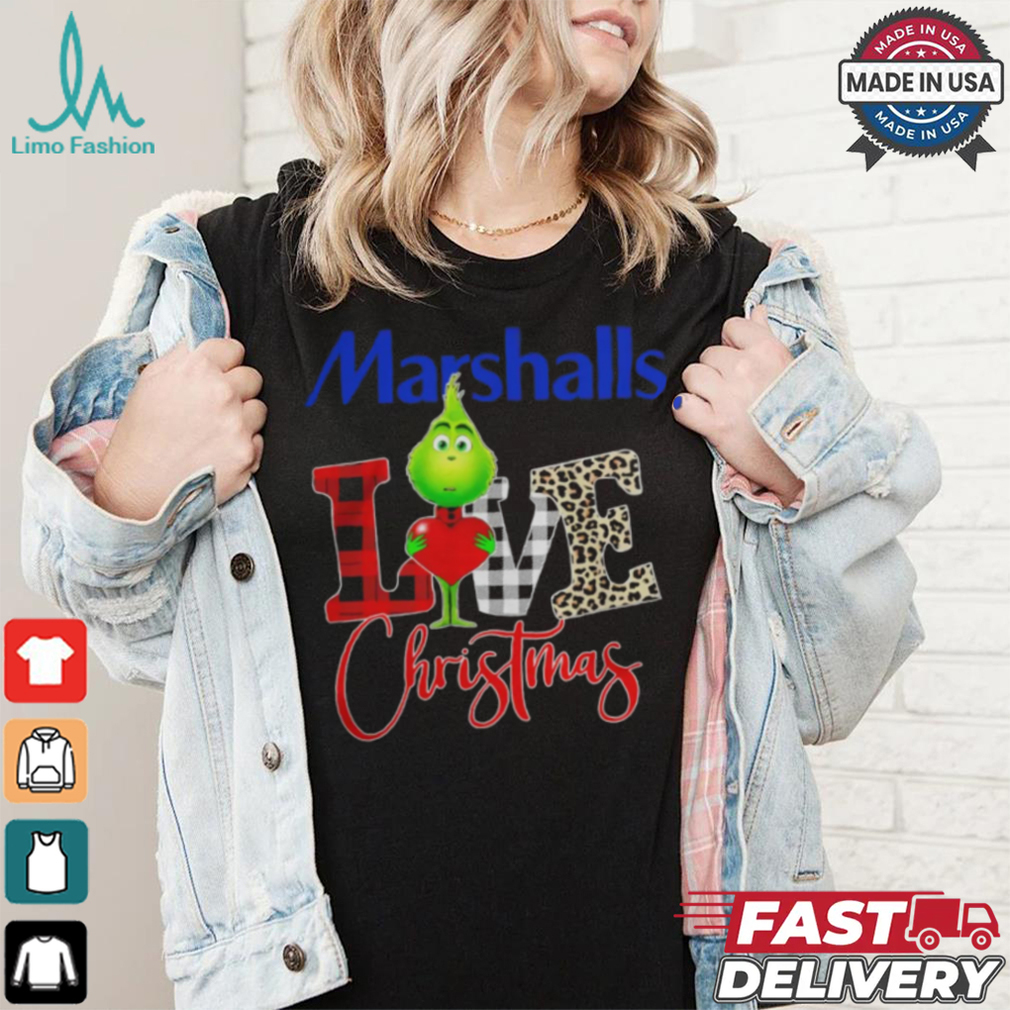 Grinch Love Marshalls Christmas Shirt Grinch Love Marshalls Christmas Shirt