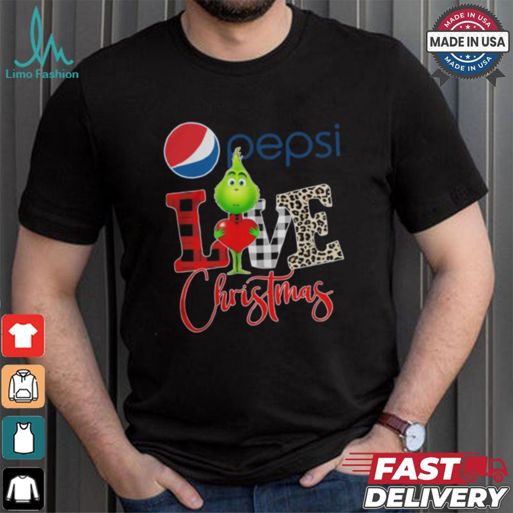 Grinch Love Pepsi Christmas Shirt Grinch Love Pepsi Christmas Shirt