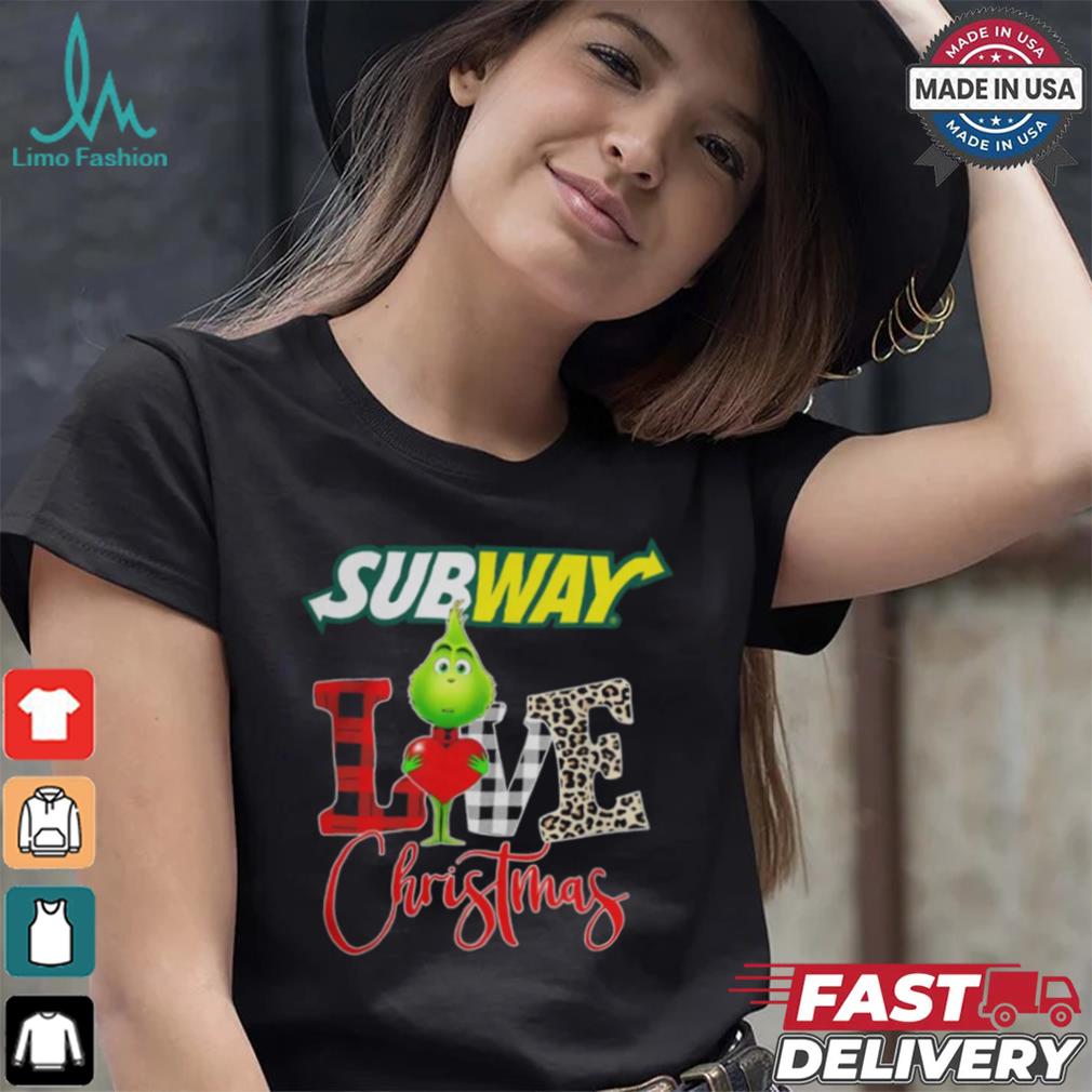 Grinch Love Subway Christmas Shirt Grinch Love Subway Christmas Shirt