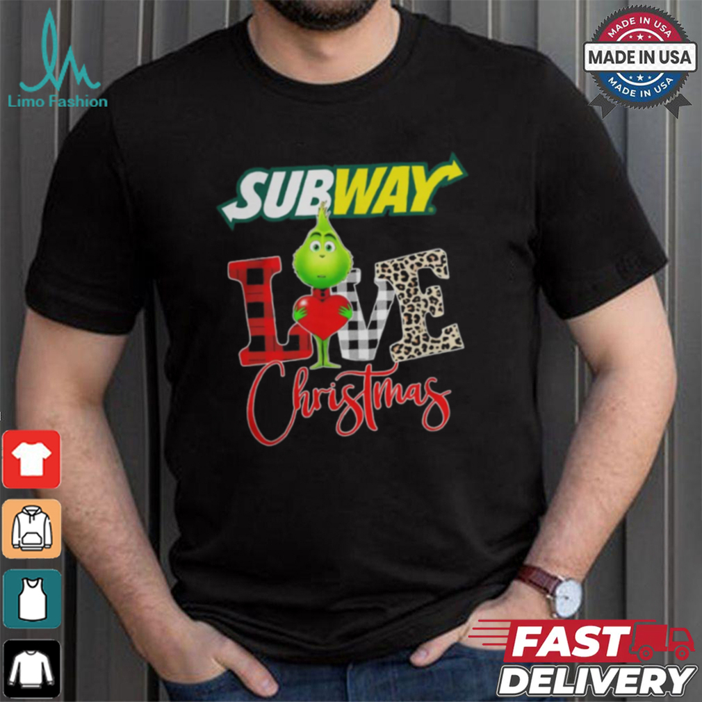Grinch Love Subway Christmas Shirt Grinch Love Subway Christmas Shirt